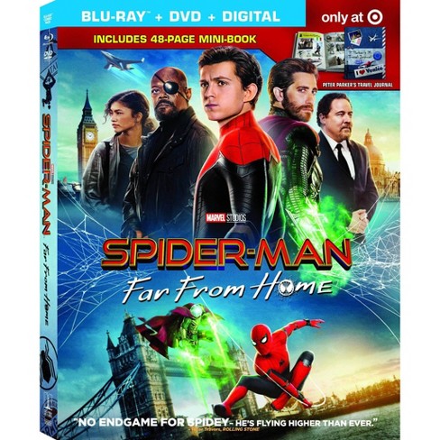 Spider Man Far From Home Target Exclusive Blu Ray Dvd Digital