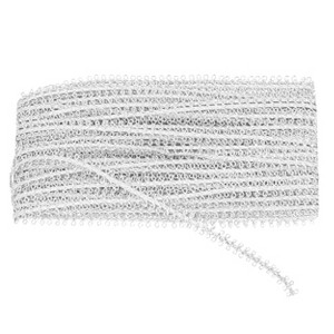 Gimp Braid Trim, 27 Yards Gold and Silver Metallic Edge Woven Trim, Curtain Slipcover Costume Decoration Sewing DIY Craft - 1 of 4