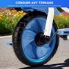 Topteng Kid Steer and Stroll Trike - Blue: Adjustable Handlebar, Steel Frame, Front & Back Basket - 4 of 4