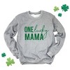 Simply Sage Market Women's Graphic Sweatshirt One Lucky Mama - 3 of 4
