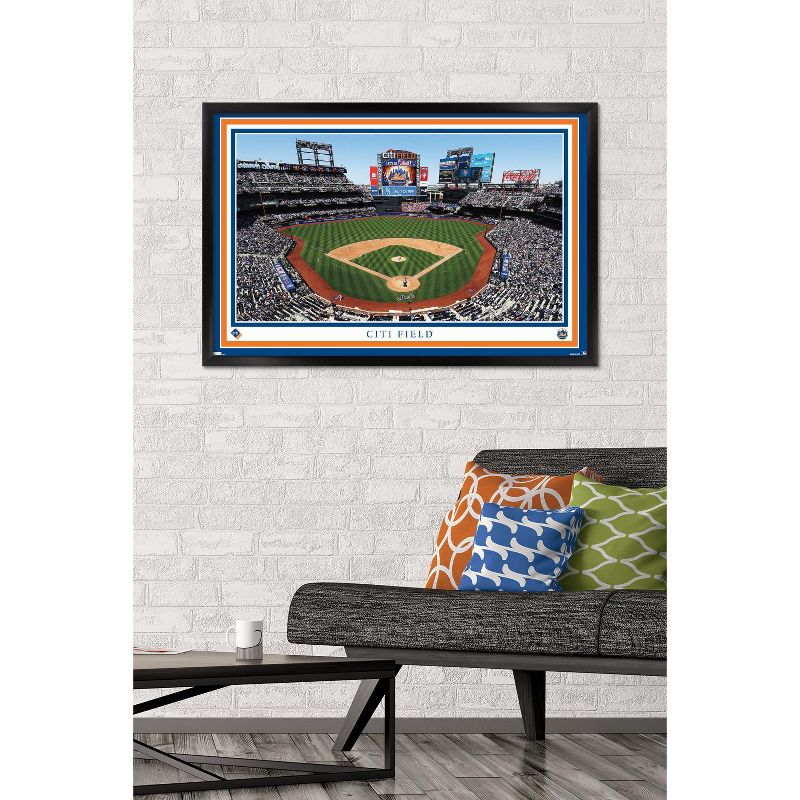 Trends International MLB New York Mets - Citi Field 22 Framed Wall Poster Prints, 2 of 7