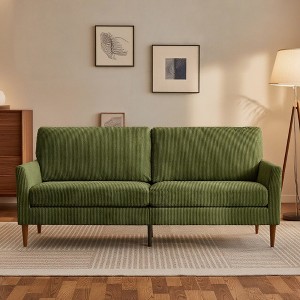 Dyonery 88" Large Loveseat Sofa,Comfy Couches for Living Room, Modern Oversized Love Seat Sofa,Tool-Free Assembly Couches for Bedroom Office - 1 of 4