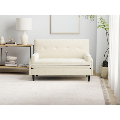 NicBex Couches for Living Room 30.32" Adjustable Single Sofa Convertible Lounge Chair and Guest Bed, Upholstered Sofa Couch Modern Chair