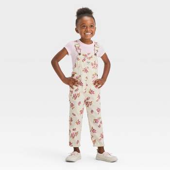 OshKosh B'gosh Toddler Girls' Floral Overalls