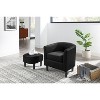 CAVINAS Oversized Accent Chair with Ottoman and Plywood Frame,Modern Chair and Ottoman Sets for Bedroom,Reading Room,Corduroy - 2 of 4