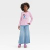 Girls' Long Sleeve 'Fashion Girl' Graphic T-Shirt - Cat & Jack™ Pink - image 4 of 4