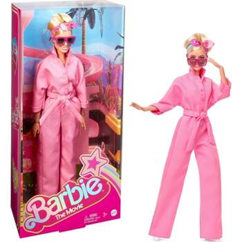 Barbie The Movie Collectible Doll Margot Robbie as Barbie in Pink Power Jumpsuit (Target Exclusive)