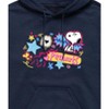 Men's - Peanuts - Snoopy and Woodstock 90S Doodles Graphic Fleece Pullover Hoodie - 2 of 4