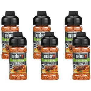 Weber Burger Seasoning Salt Free - 6 pack, 2.5 oz - 1 of 2
