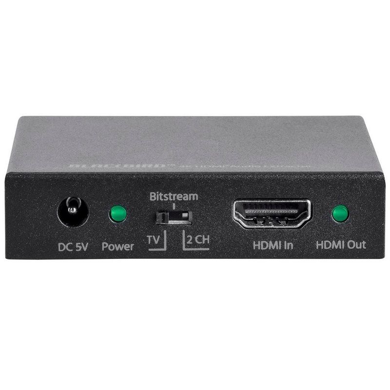 Monoprice Blackbird 4K HDMI Audio Extractor, 18Gbps, HDCP 2.2, 3 of 6