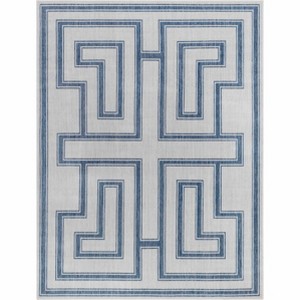 Hauteloom Taro Blue & Gray Area Rug - 1 of 4