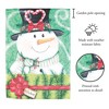 Magnolia Garden Believe Snowman Present 30 x 44 Inch Polyester Garden Flag - 2 of 2