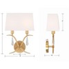 Crystorama Lighting Rollins 2 - Light Sconce in  Antique Gold - 4 of 4