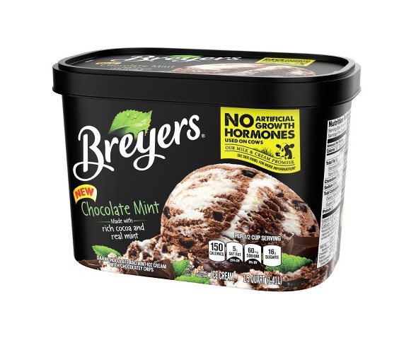 Breyers Original Chocolate Mint Ice Cream - 48oz