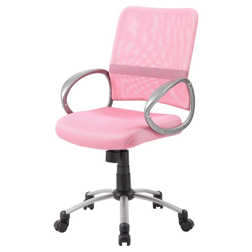 Photos - Computer Chair BOSS Mesh Swivel Chair - Pink 