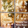 Unique Bargains Christmas Decorations for Windows and Home Christmas Window Clings Party Supplies White 1 Set - 3 of 4