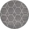 Unique Loom Trellis Frieze Geometric Trellis Indoor Woven Area Rug - 2 of 4