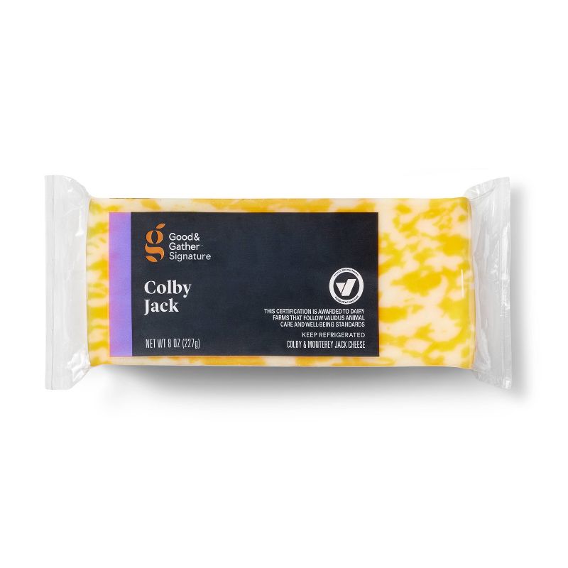 Signature Colby Jack Cheese - 8oz - Good &#38; Gather&#8482;, 1 of 4