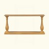 KIGFTSOD Vintage Sofa Table Console Table with Luxurious Pine Veneer and Elegance Vase-Leg Design for Living Room Study Room Entryway Bedroom - 4 of 4