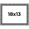 PosterPalooza | Distressed Black Picture Frame - UV Acrylic, Backing Board, Hanging Hardware Included - 2 of 4