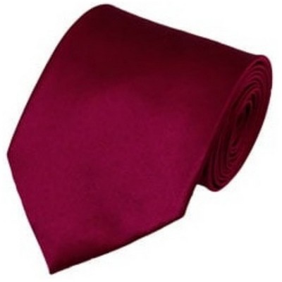 Solid Color 3.5 Inch Wide And 62 Inch Extra Long Necktie For Big & Tall Men