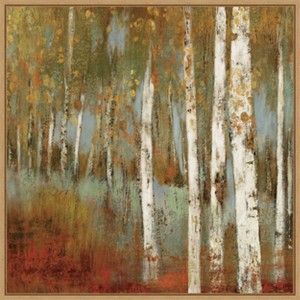 Amanti Art Along the Path I by Allison Pearce Canvas Wall Art Print Framed 22 x 22-in. - 1 of 4