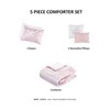 Gulches Full Queen Floral Paisley 5 Piece Comforter Set - 4 of 4