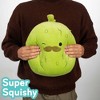 Squishmallows Original 12-Inch Charles Pickle with Mustache - Large Ultrasoft Official 2025 Jazwares Plush- Great Gift for Kids, Girls & Boys - 4 of 4