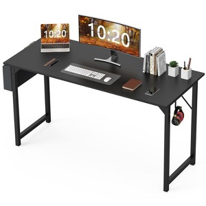 MAYEERTY 30in Computer Desk with Storage, Modern Writing Desk with Fabric Drawers for Home Office, Rustic - 1 of 4