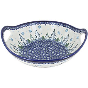 Blue Rose Polish Pottery 416 Kalich Deep Bowl with Handles - 1 of 1