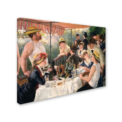 Trademark Fine Art -Pierre Renoir 'The Luncheon of the Boating Party' Canvas Art