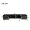 NicBex Modern TV Stand with LED for TVs up to 80 Inches,Entertainment Center with 4 Drawers and 1 Cabinet - 3 of 4