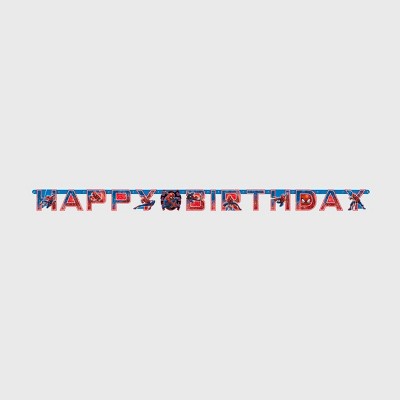 Spider-man 6.5' Birthday Party Banner : Target