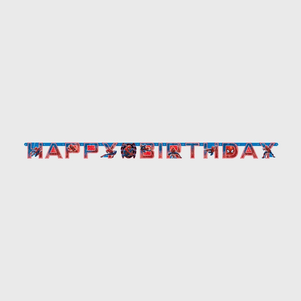 Photos - Other Jewellery Spider-Man 6.5' Birthday Party Banner