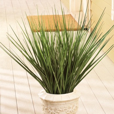 Green Faux Grass Topiary for Outdoor Summer Decor