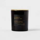 8oz Lidded Glass Jar Black Label Ginger Black Tea Candle - Threshold™