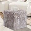 Meridian Furniture,Piazza Marble Finish Concrete End Table - 2 of 4