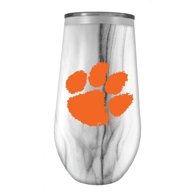 NCAA  Clemson Tigers 16oz Marble Tall Stemless Stainless Steel Tumbler