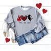Simply Sage Market Women's Graphic Sweatshirt Peace Love Cupid - 3 of 4