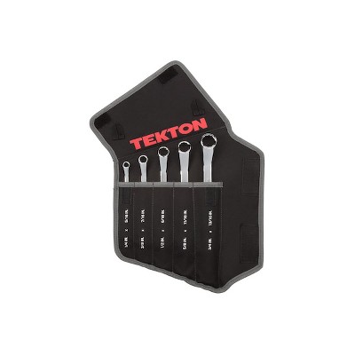 Tekton  OffSet Box End Wrn Set,SAE 5pc 45deg. WBE23505