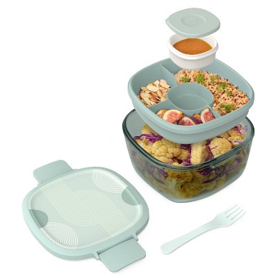 Bentgo 7.6c Glass All-in-One Salad Container Mod Curves