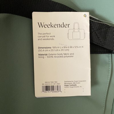 Signature Weekender Bag - Open Story™ : Target