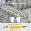 XIZZI 10 Pieces Wicker Furniture Set, Sectional Sofa Set with Wide Armrest and Deep Seat, Rattan Modular Conversation Set for Backyard Garden - 4 of 4