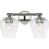 Livex Lighting Willow 2 - Light Vanity in  Polished Chrome - 4 of 4