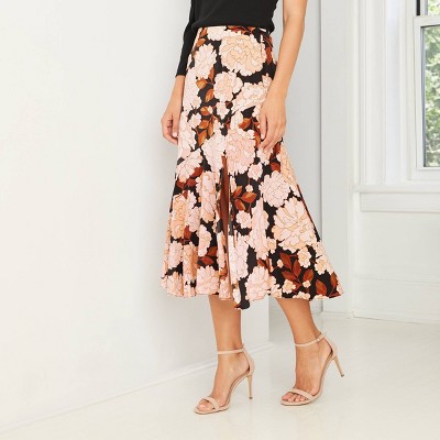 slip skirt midi