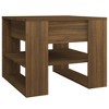 vidaXL Coffee Table Brown Oak 21.9"x21.7"x17.7" Engineered Wood - 2 of 4