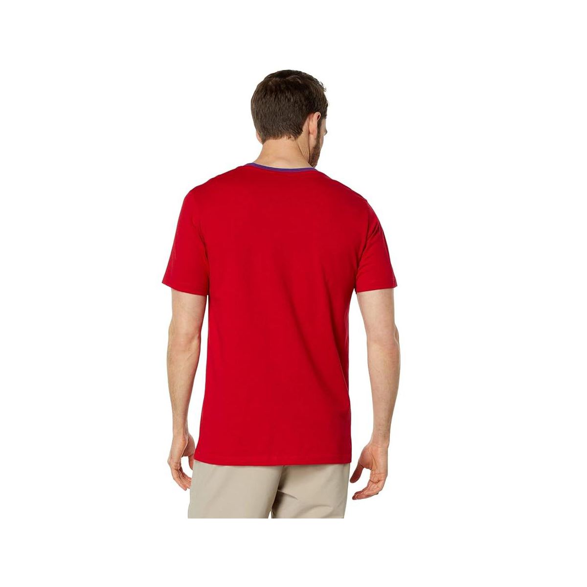 U.S. Polo Assn. Men's Short Sleeve Crew Neck Yarn-Dye Collar Tipped Jersey T-Shirt - thumbnail 8
