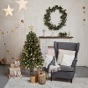 VINGLI 4ft Pre-lit Artificial Christmas Tree, 80 Warm White Lights, 211 Tips, Tabletop & Indoor Holiday Decor - 2 of 4