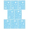 Wrapables Snowflake Window Clings Decal Stickers, Christmas Winter Decoration for Glass Windows, 8pc Festive - 2 of 4
