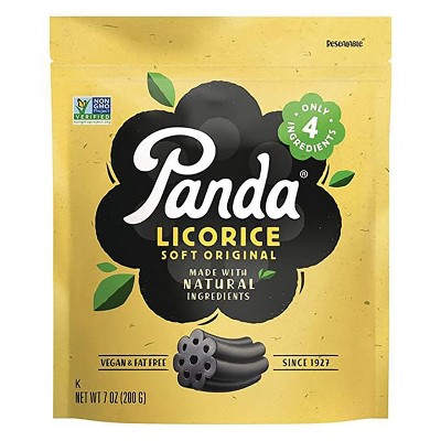 Panda Licorice Soft Black Licorice.